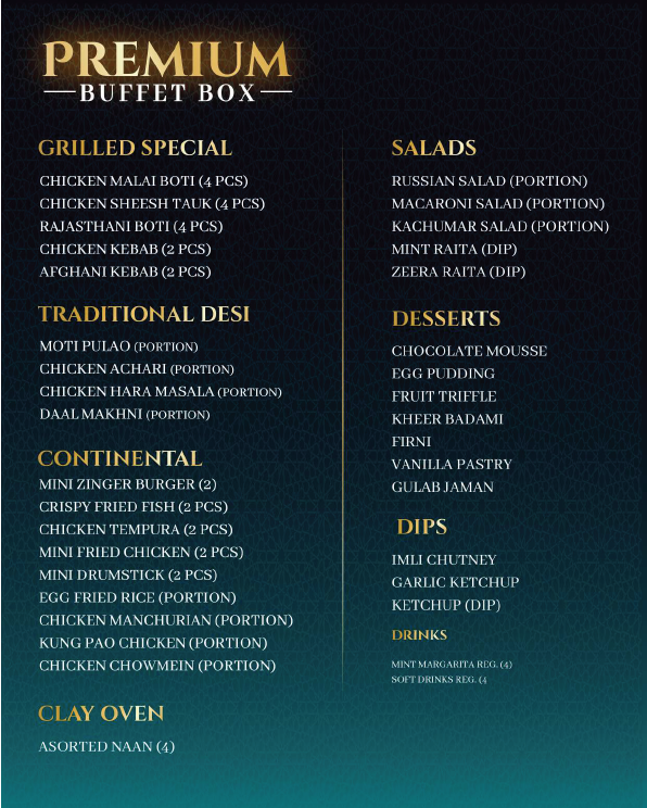 - buffet box 02 - Premium Buffet Box (Fusion)
